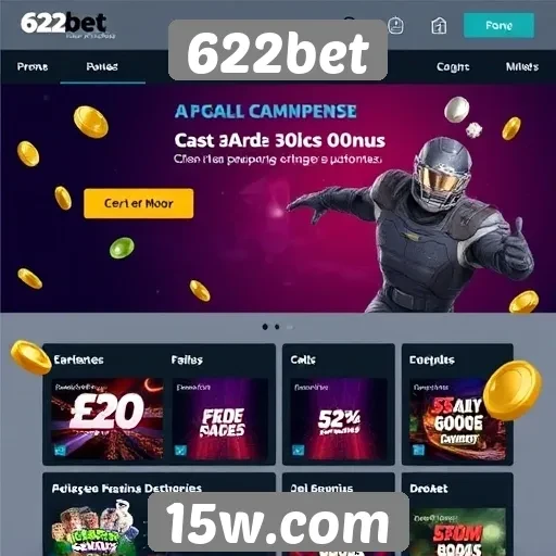 Promoções e bônus atraentes do site 622bet
