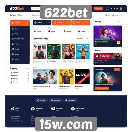 Interface do usuário do 622bet é intuitiva e acessível
